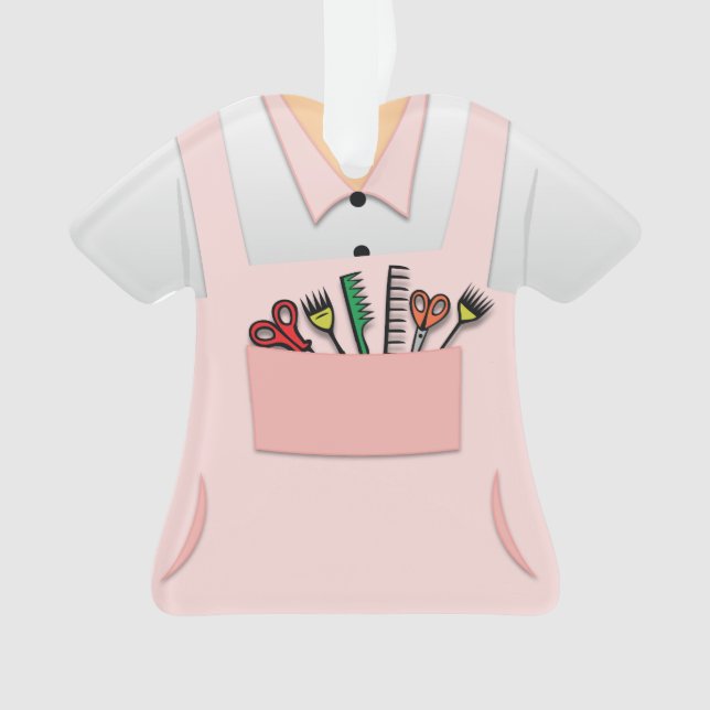 Ornamento personalizado del Beautician del (Anverso)