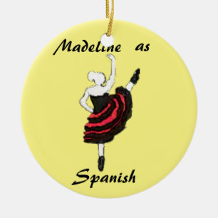 Ornamento personalizado del cascanueces - bailarí