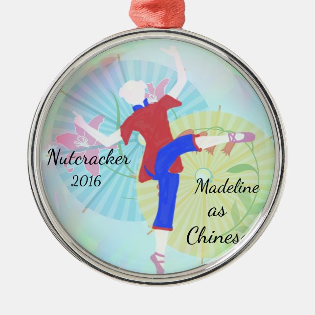 Ornamento personalizado del cascanueces - danza (Frente)