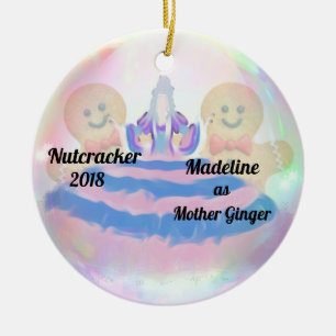 Ornamento personalizado del cascanueces - jengibre