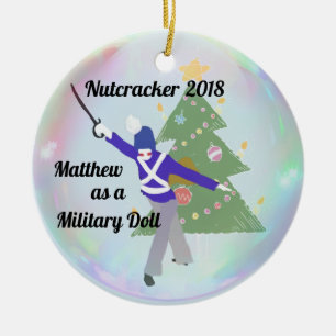 Ornamento personalizado del cascanueces - muñeca
