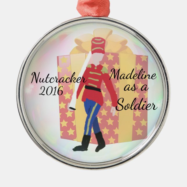 Ornamento personalizado del cascanueces - soldado