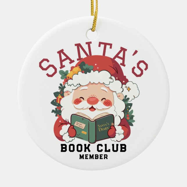 Ornamento personalizado del club de libros de Sant (Frente)