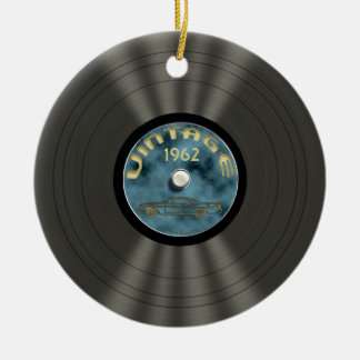 Ornamento personalizado del disco de vinilo del