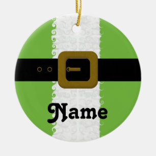 Ornamento personalizado del duende del navidad