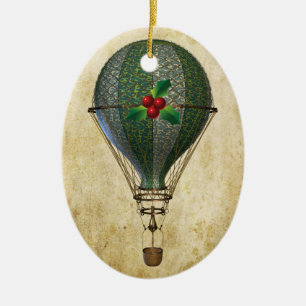 Ornamento personalizado del globo aerostático Stea