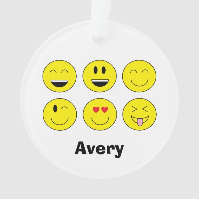 Ornamento personalizado del navidad de las (Anverso)