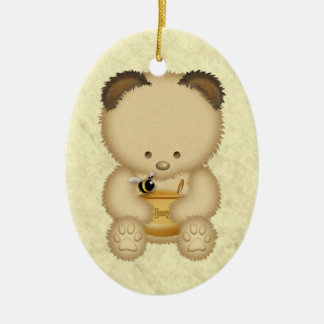 Ornamento personalizado del oso de miel