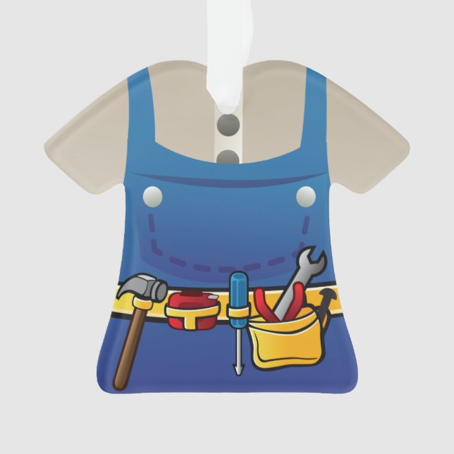 Ornamento personalizado del reparador de la (Anverso)