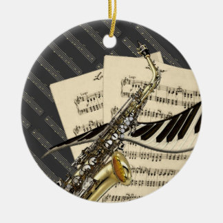 Ornamento personalizado diseño de la música