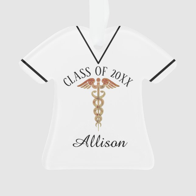 Ornamento personalizado graduación de la escuela (Anverso)