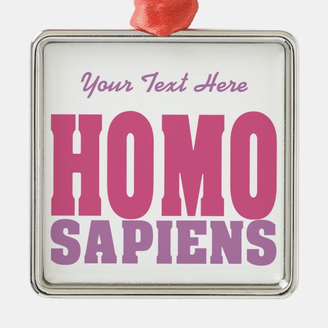 Ornamento personalizado HOMO SAPIENS (Frente)