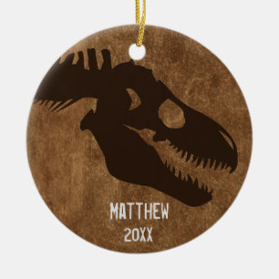 Ornamento personalizado huesos de T-Rex