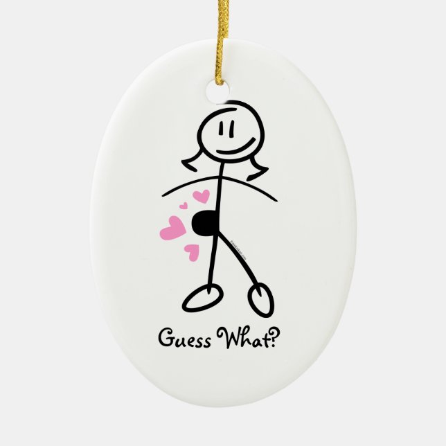 Ornamento personalizado mamá del palillo del (Frente)
