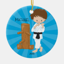 Ornamento personalizado muchacho del navidad del