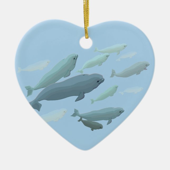 Ornamento personalizado ornamento de la ballena de