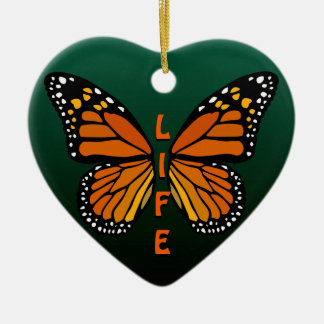 Ornamento personalizado ornamento de la mariposa