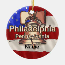 Ornamento personalizado Philadelphia Liberty Bell