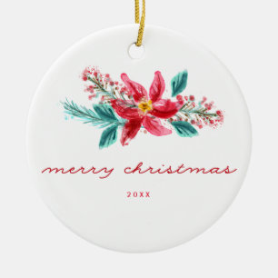 Ornamento personalizado pintado a mano del navidad