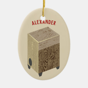 Ornamento personalizado tambor del navidad de