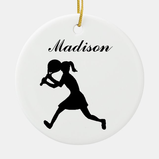Ornamento personalizado tenis del navidad (Frente)