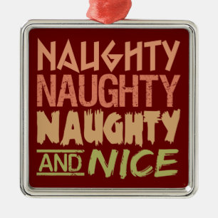 Ornamento personalizado travieso y agradable