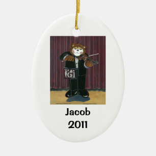 Ornamento personalizado violinista