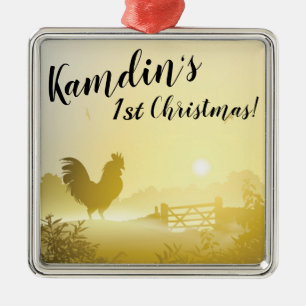 Ornamento personalizado XMAS Sunny Morning Farm Co