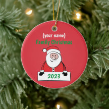 Ornamento - Personalizados Navidades de familia (a