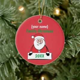 Ornamento - Personalizados Navidades de familia (a