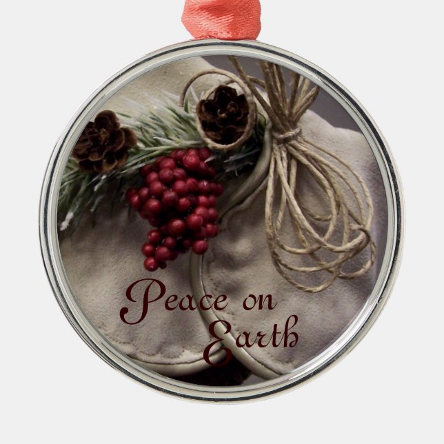 Ornamento Personalizar Twine and Berries (Frente)
