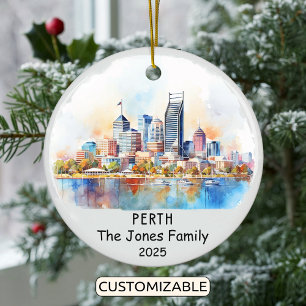 Ornamento Perth Personalizado, Australia