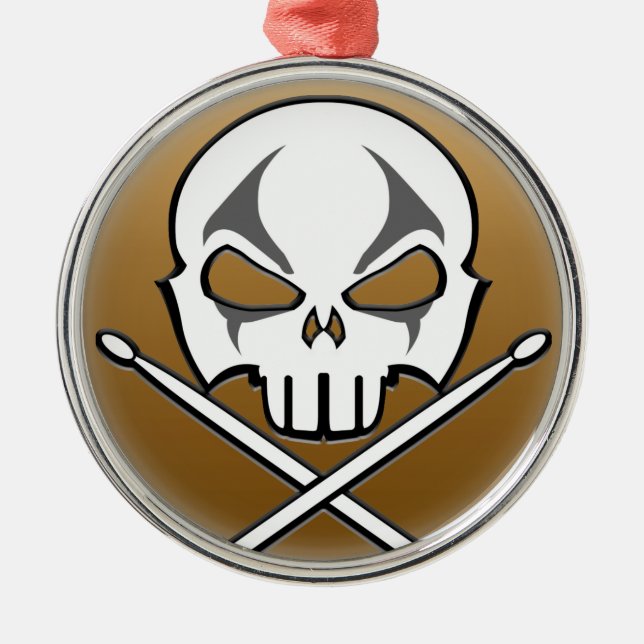 Ornamento pesado de ornamento Metalizado de roca y (Frente)