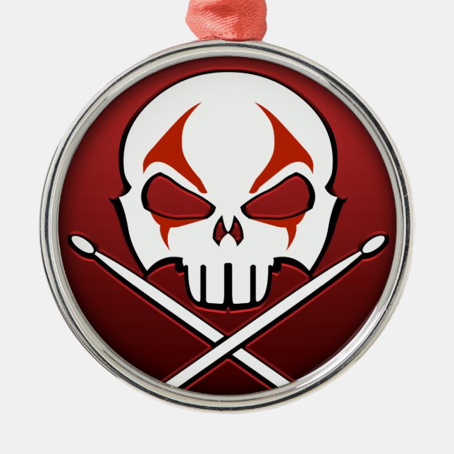 Ornamento pesado de ornamento Metalizado de roca y (Frente)