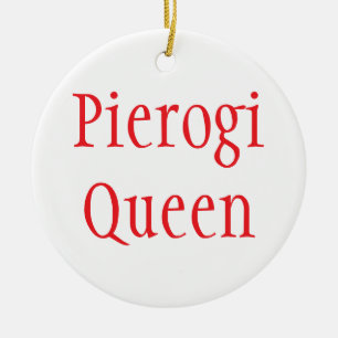 Ornamento "Pierogi Queen - Feliz Navidad 2024"
