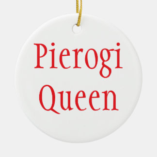 Ornamento "Pierogi Queen - Feliz Navidad 2024"