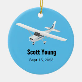 Ornamento piloto personalizado