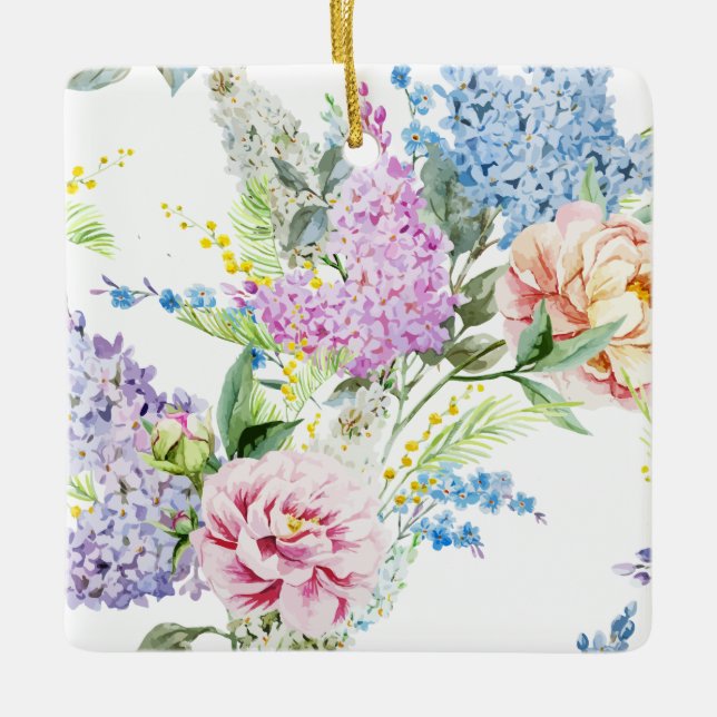 Ornamento pintado a mano hermoso y elegante del | (Anverso)