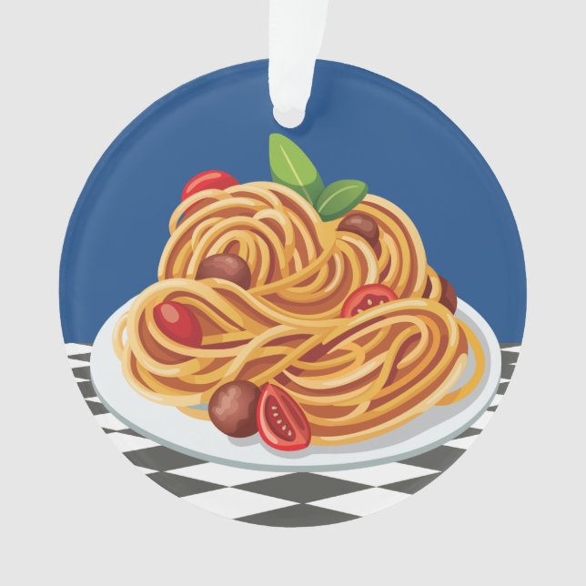 Ornamento Pizza 2 Mamá / Restaurante - SRF (Anverso)