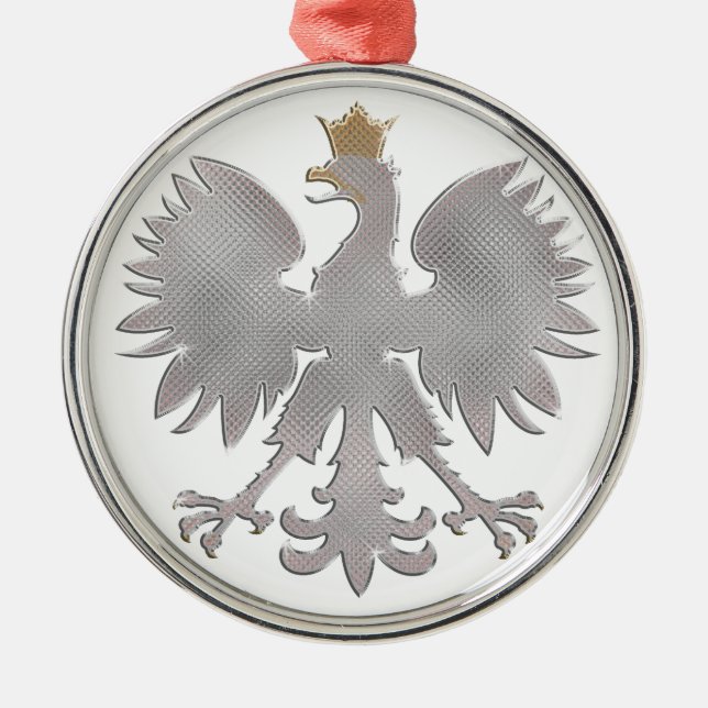 Ornamento polaco de Bling Eagle (Frente)