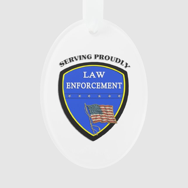 Ornamento policial de Navidades de aplicación de l (Anverso)