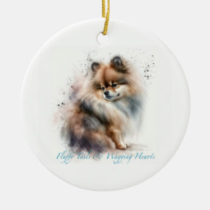 Ornamento pomeraniano adorable