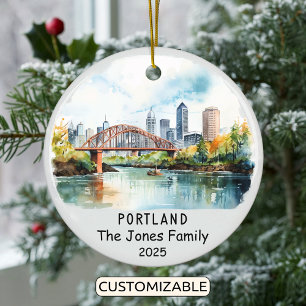 Ornamento Portland personalizado, Oregón