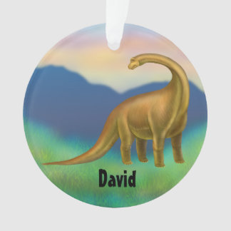 Ornamento prehistórico del dinosaurio del