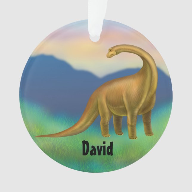 Ornamento prehistórico del dinosaurio del (Anverso)