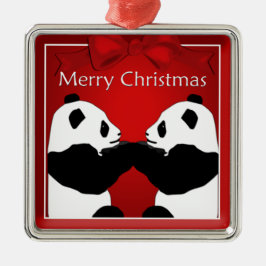 Ornamento Premium de Panda Friends Navidades