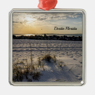 Ornamento Premium Destin Beach Florida Jetty Sunse