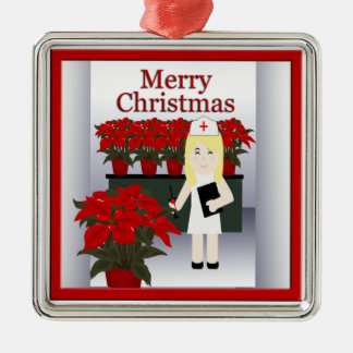 Ornamento premium para Navidades de enfermería de