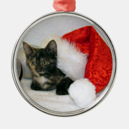 Ornamento Premium para Navidades de Holley (Gato /