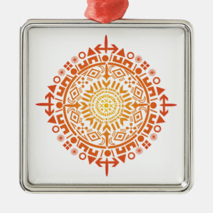 Ornamento primitivo de personalizado de arte-Sol